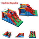 3-in-1 Dual Slides Jumping Castle Bouncer without Blower