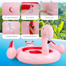 6 People Inflatable Flamingo Floating Island for Pool  Lake and River