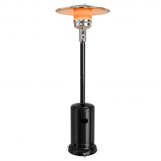 Patio Propane Standing LP Gas Steel Accessories Heater-Black