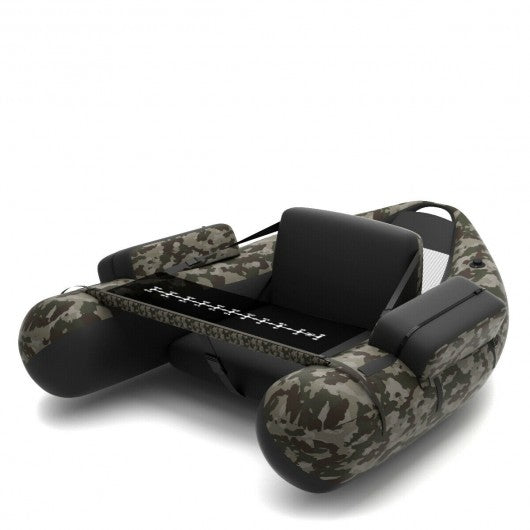 Inflatable Fishing Float with Adjustable Straps & Storage Pockets