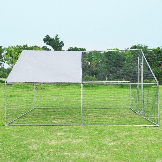 Large Walk in Shade Cage Chicken Coop with Roof Cover-13'