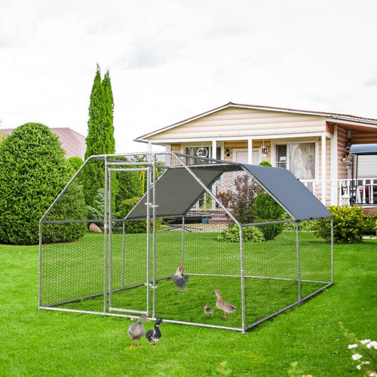 9.5' x 12.5'  Large Walk In Chicken Coop Run House