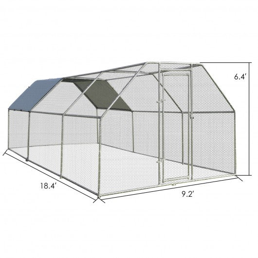 9.5' x 19' Large Walk In Chicken Coop
