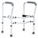 Steel Safety Toilet Rail with Created Fixable Clamp