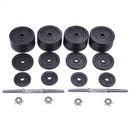 200 lbs Adjustable Cap Weight Workout Dumbbell Set