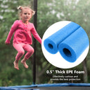 15' Trampoline with Enclosure Net Spring Pad & Ladder