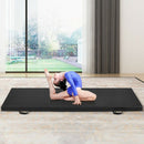 6' x 2' Exercise Tri-Fold Gymnastics Mat w- Carrying Handles-Black