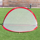 Set of 2 Portable 6' Pop-up Soccer Goals Set with Carrying Bag