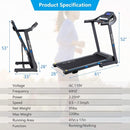 2.25 HP Folding Electric Motorized Power Running Fitness Machine