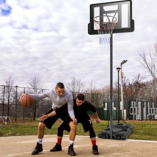 Height Adjustable Portable Shatterproof Backboard Basketball Hoop