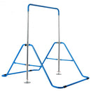 Expandable Gymnastics Training Bar Adjustable Junior Horizontal Kip Bar-Blue