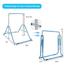 Expandable Gymnastics Training Bar Adjustable Junior Horizontal Kip Bar-Blue