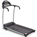 Compact Electric Folding Running and Fitness Treadmill with LED Display-Black