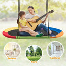 60" Saucer Surf Outdoor Adjustable Swing Set-Colorful