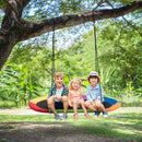 60" Saucer Surf Outdoor Adjustable Swing Set-Colorful