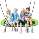 60" Saucer Surf Outdoor Adjustable Swing Set-Green