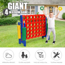 Jumbo 4-to-Score Giant Game Set with 42 Jumbo Rings & Quick-Release Slider-Blue