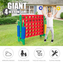 Jumbo 4-to-Score Giant Game Set with Storage Carrying Bag-Green