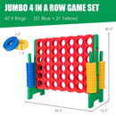 Jumbo 4-to-Score Giant Game Set with Storage Carrying Bag-Green
