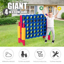 Jumbo 4-to-Score Giant Game Set with Storage Carrying Bag-Red