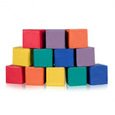 12-Piece 5.5 Inch Soft Colorful Foam Building Blocks