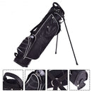 Golf Stand Cart Bag w- 4 Way Divider Carry Organizer Pockets-Black