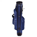 Golf Stand Cart Bag w- 4 Way Divider Carry Organizer Pockets-Blue