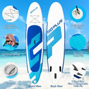 10 ft Inflatable Stand Up Paddle Board 6Inch Thick with Backpack Leash Aluminum Paddle