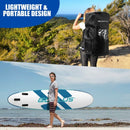 10 ft Inflatable Stand Up Paddle Board 6Inch Thick with Backpack Leash Aluminum Paddle
