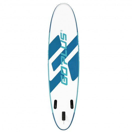 11ft Inflatable Stand Up Paddle Board with Aluminum Paddle-Light Blue