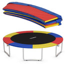 10FT Waterproof Safety Trampoline  Bounce Frame Spring Cover-Multicolor