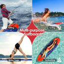 6' Surf Foamie Boards Surfing Beach Surfboard-Red