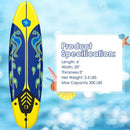 6' Surf Foamie Boards Surfing Beach Surfboard-Yellow