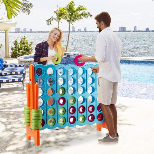 Jumbo 4 in A Row 4-to-Score Giant Game Set for Family Party Holiday