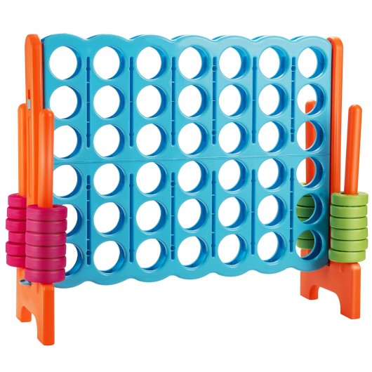 Jumbo 4 in A Row 4-to-Score Giant Game Set for Family Party Holiday