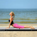 Air Track Inflatable Gymnastics Tumbling Mat with Pump-Black