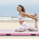 Air Track Inflatable Gymnastics Tumbling Mat with Pump-Pink