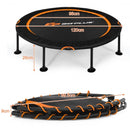 47" Folding Trampoline Fitness Exercise Rebound with Safety Pad Kids and Adults-Orange