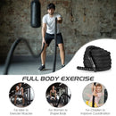 30FT-40FT-50FT 1.5" Diameter Exercise Rope with Anchor Strap Kit-50Ft 1.5" Diam