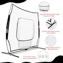 Portable Practice Net Kit with 3 Carrying Bags -Black