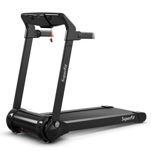 3HP Folding Electric Treadmill Running Machine-Silver