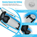 10.8'  Inflatable Kayak Set K1 1-Person Sit-On-Top Kayak with Oars-Blue