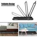 2-in-1 Folding Treadmill with Remote Control and LED Display-Black