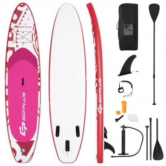 10.6' Inflatable Adjustable Paddle Board with Carry Bag