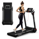 2.25 HP Electric Motorized Folding Running Treadmill Machine with LED Display-Black