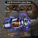 2.25 HP Electric Motorized Folding Running Treadmill Machine with LED Display-White