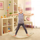 15.5 Inch Wooden Wobble Toy Balance Board-Natural