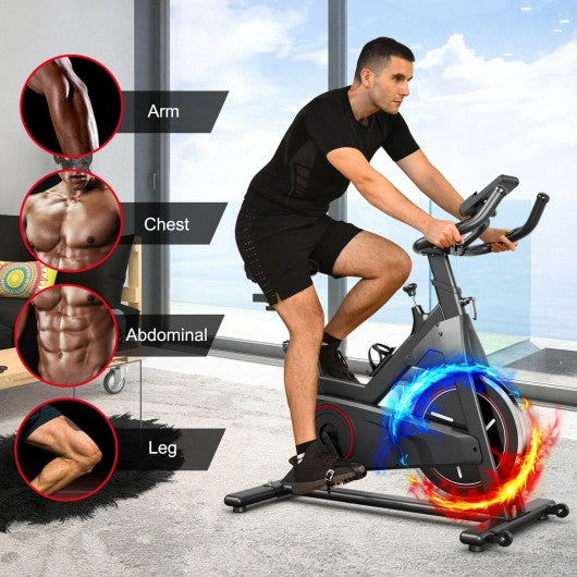 Stationary Exercise Bike Cycling Bike with 22Lbs Flywheel