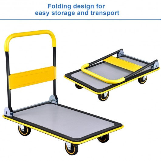 660 LBS Folding Platform Cart Dolly