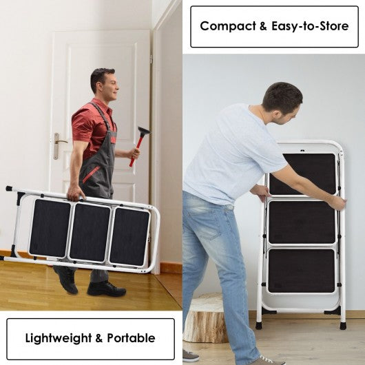 HD 3 Step Ladder Platform Lightweight Folding Stool